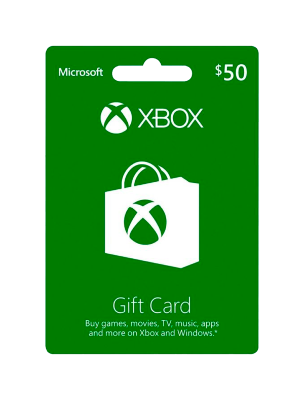 Tarjeta de regalo Xbox $50