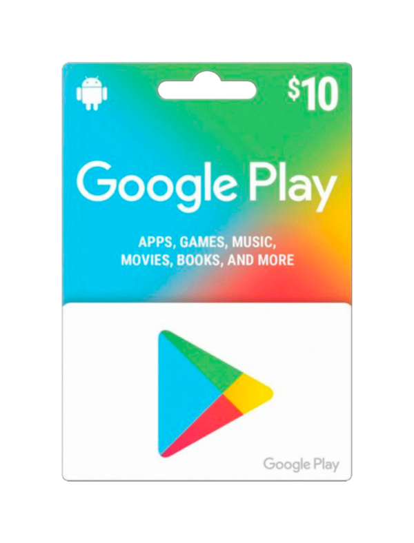 Tarjeta de Regalo Google Play $10