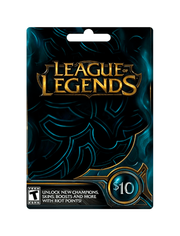 Tarjeta de Regalo League of Legends $10