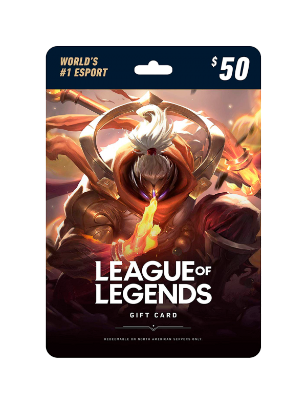 Tarjeta de Regalo League of Legends $50