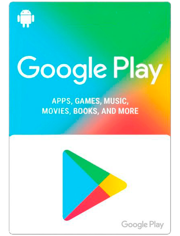 Tarjeta de Regalo Google Play