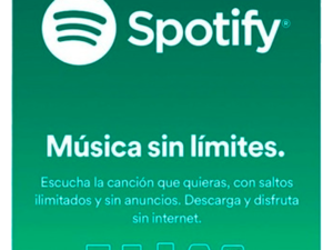 Musica sin limites con Spotify